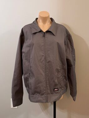 Dickies Gray Canvas Jacket Coat Men’s XL Work Streetwear